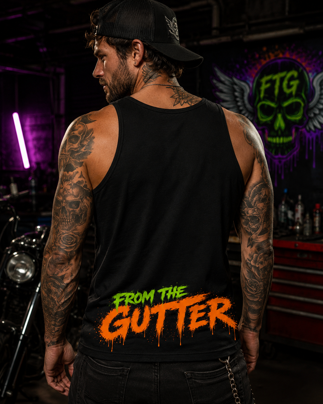 FTG MENS SKULL SUMMER TANK