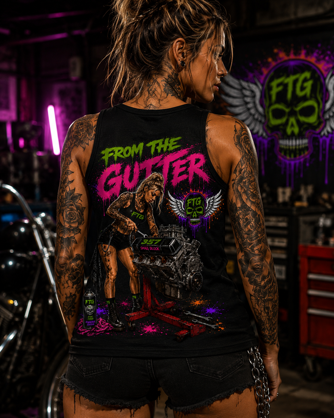 FTG - WOMENS SKULL SUMMER TANK