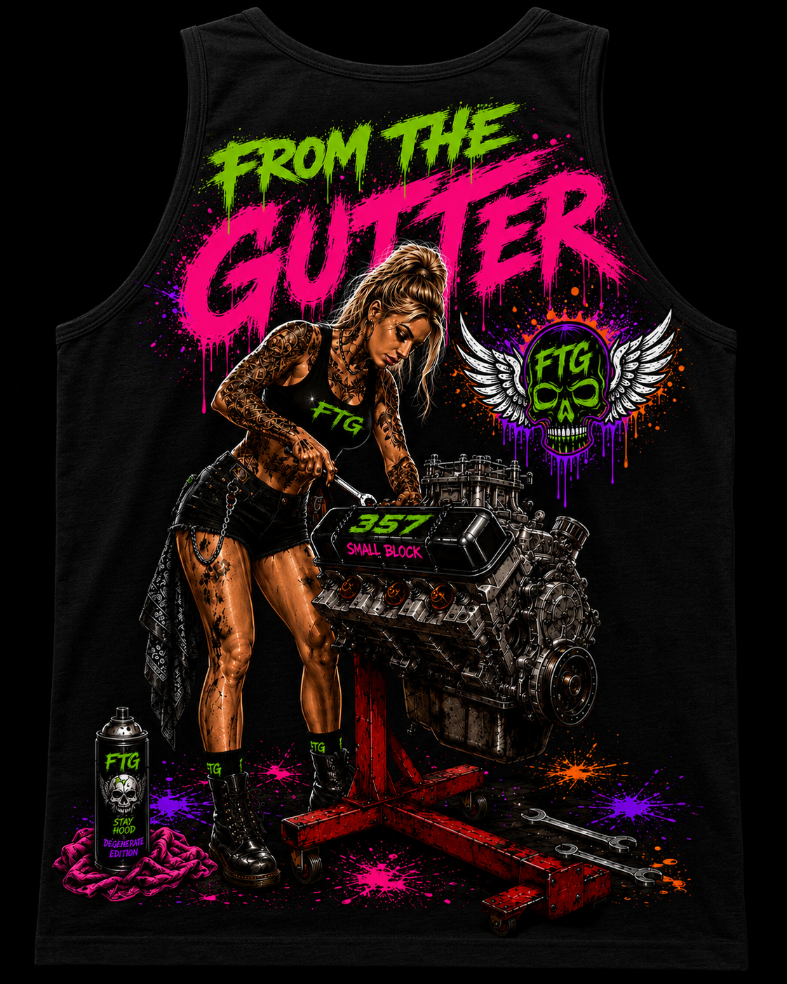 FTG - WOMENS SKULL SUMMER TANK