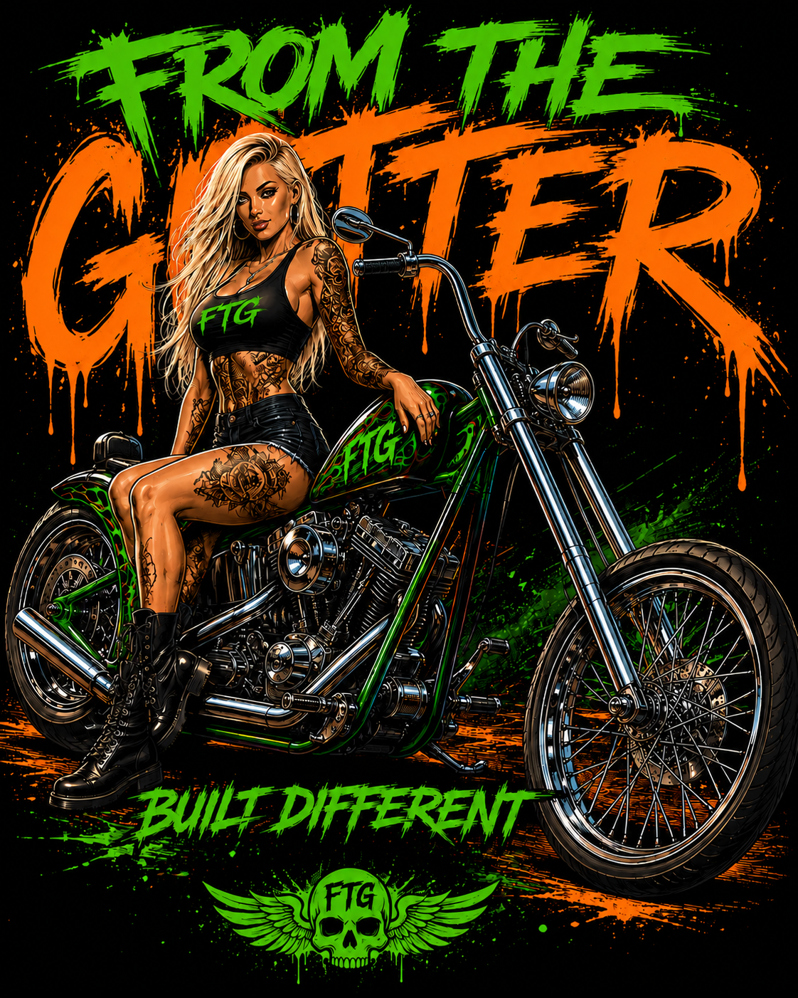 FTG - CHOPPER GIRL TEE